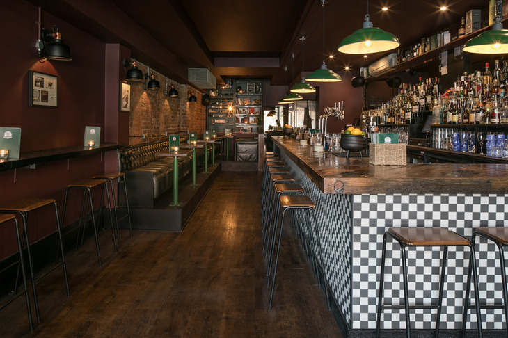 A modern Irish bar