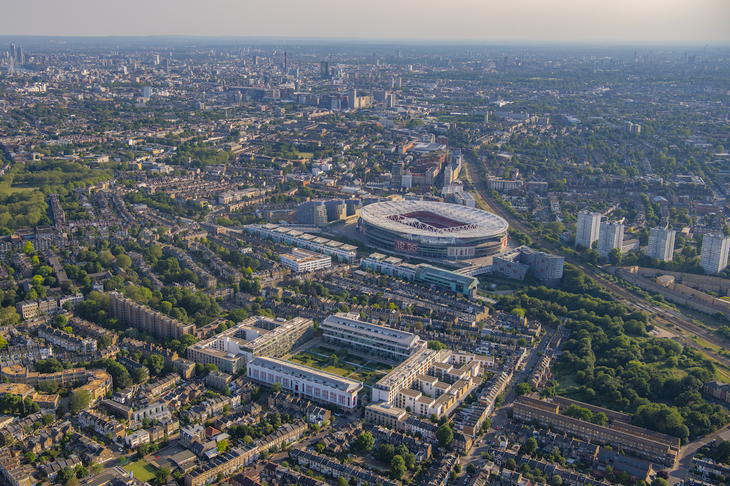Highbury has now been converted into flats, with the Emirates completed