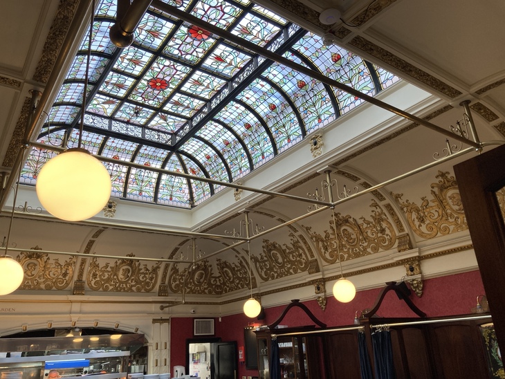Where To Eat And Drink In Upton Park And East Ham: A stunning stained glass ceiling