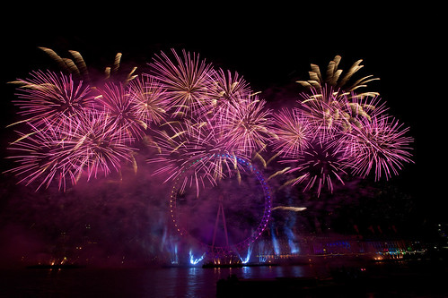 London NYE 2014 Fireworks
