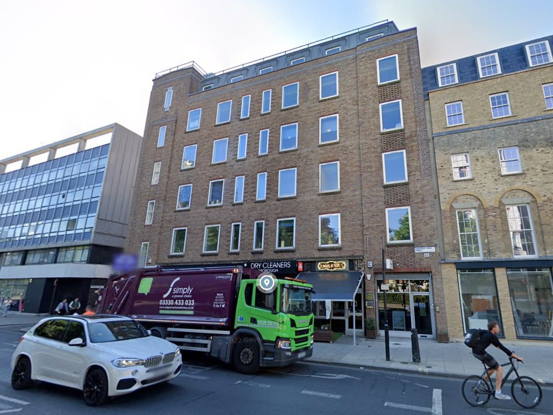 Hotel conversion plan for Borough High Street office block