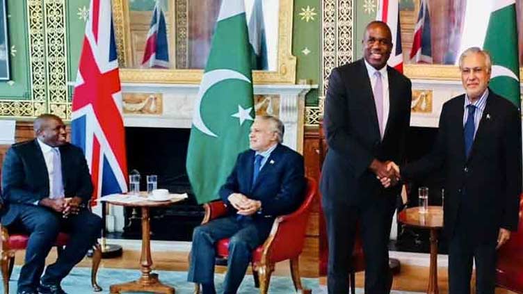 Deputy PM reaches London on five-day UK visit - Pakistan