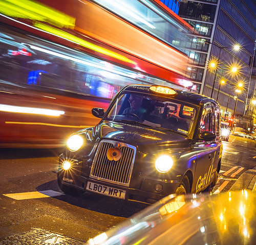 London Bus v London Taxi