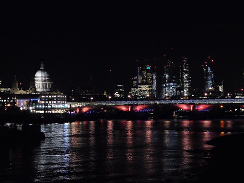 London at night