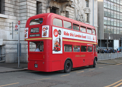 Londoner Buses route A at Waterloo