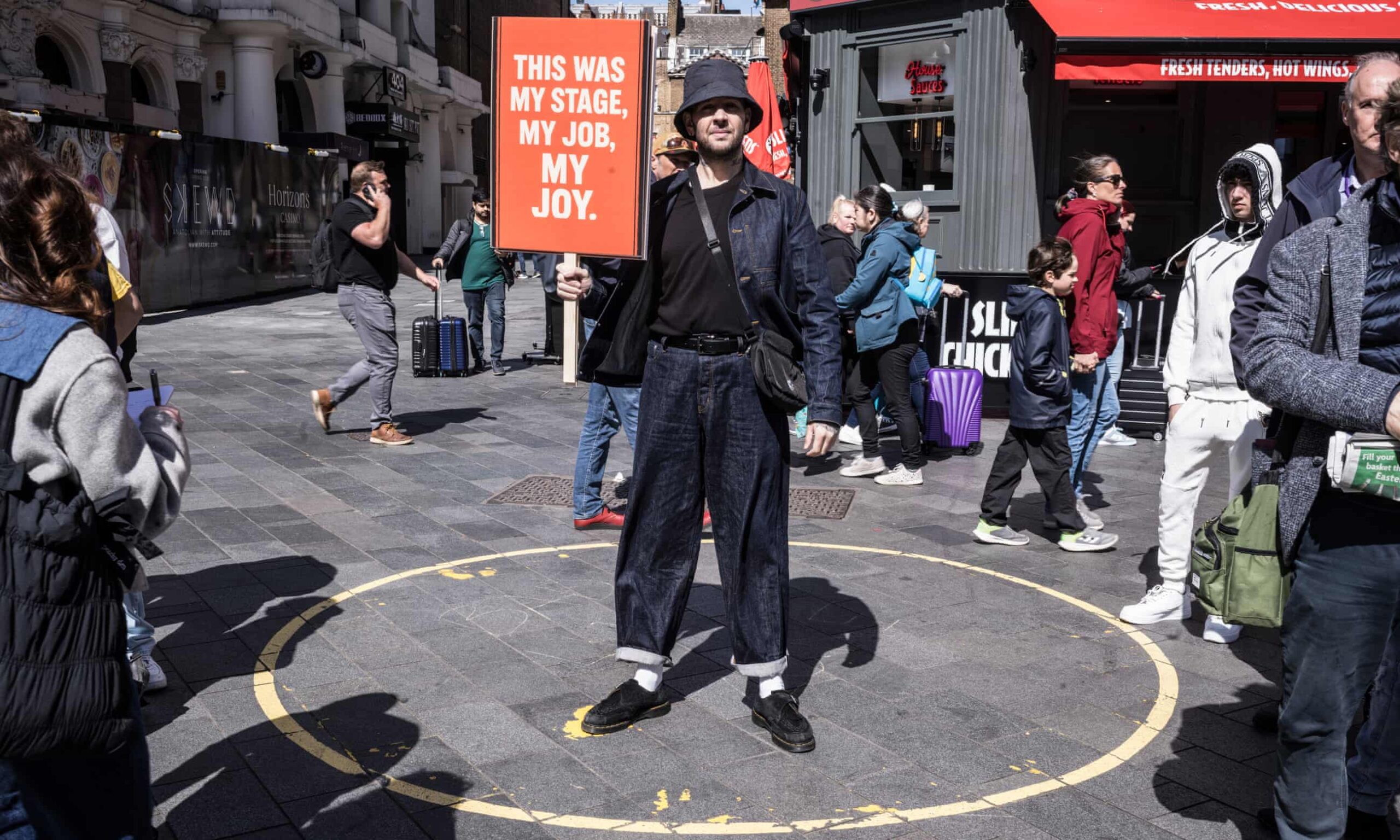 Headline: From Vibrant Performances to Silent Streets: Leicester Square Bans Busking Amid Noise Complaints