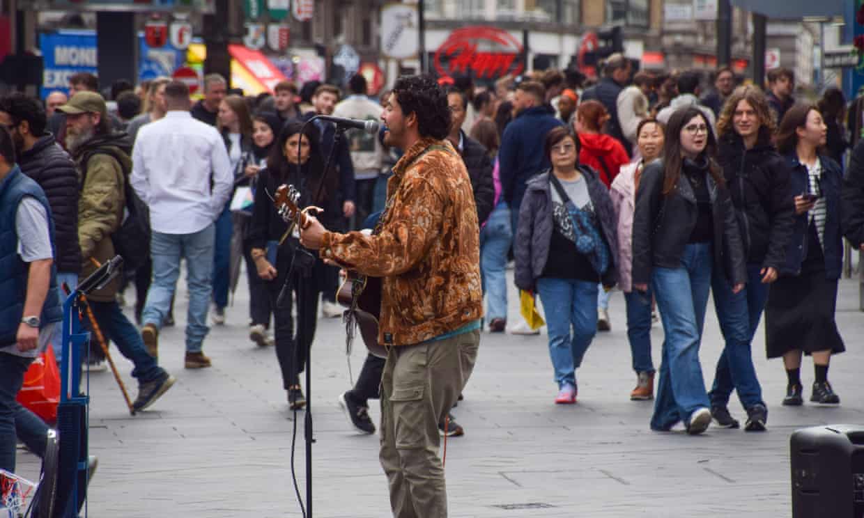 Headline: Silence Prevails as Leicester Square Bids Farewell to Amplified Busking