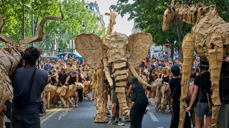 Stampede for Change: Life-Sized Puppet Animals Take London by Storm to Highlight Climate Crisis
