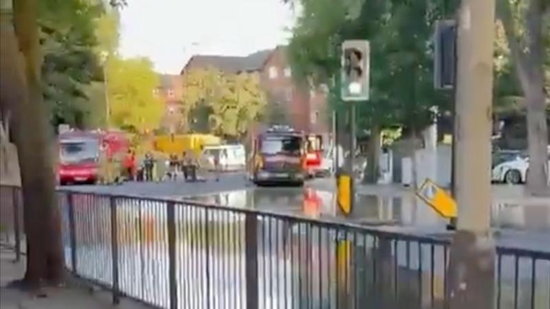 Deluge in South-East London: Burst Water Pipe Displaces Residents and Disrupts Supply