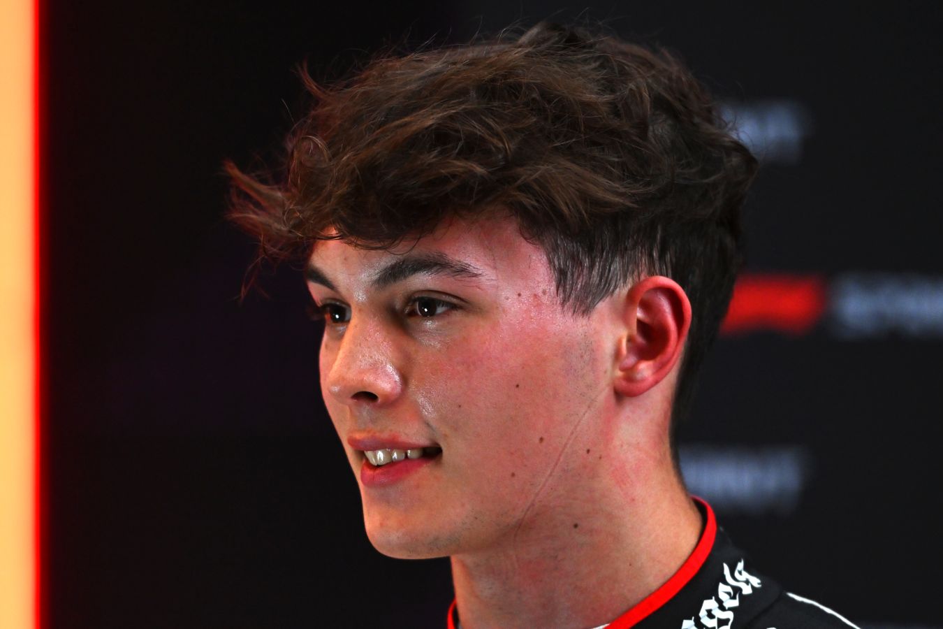 Haas Driver Oliver Berman Crashes into Barriers While Entering Pit Lane at British GP Practice