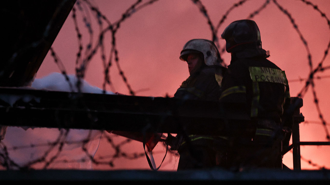 Ukrainian Drones Ignite Fires at Russian Port and Oil Facility Amid Surge in Airstrikes