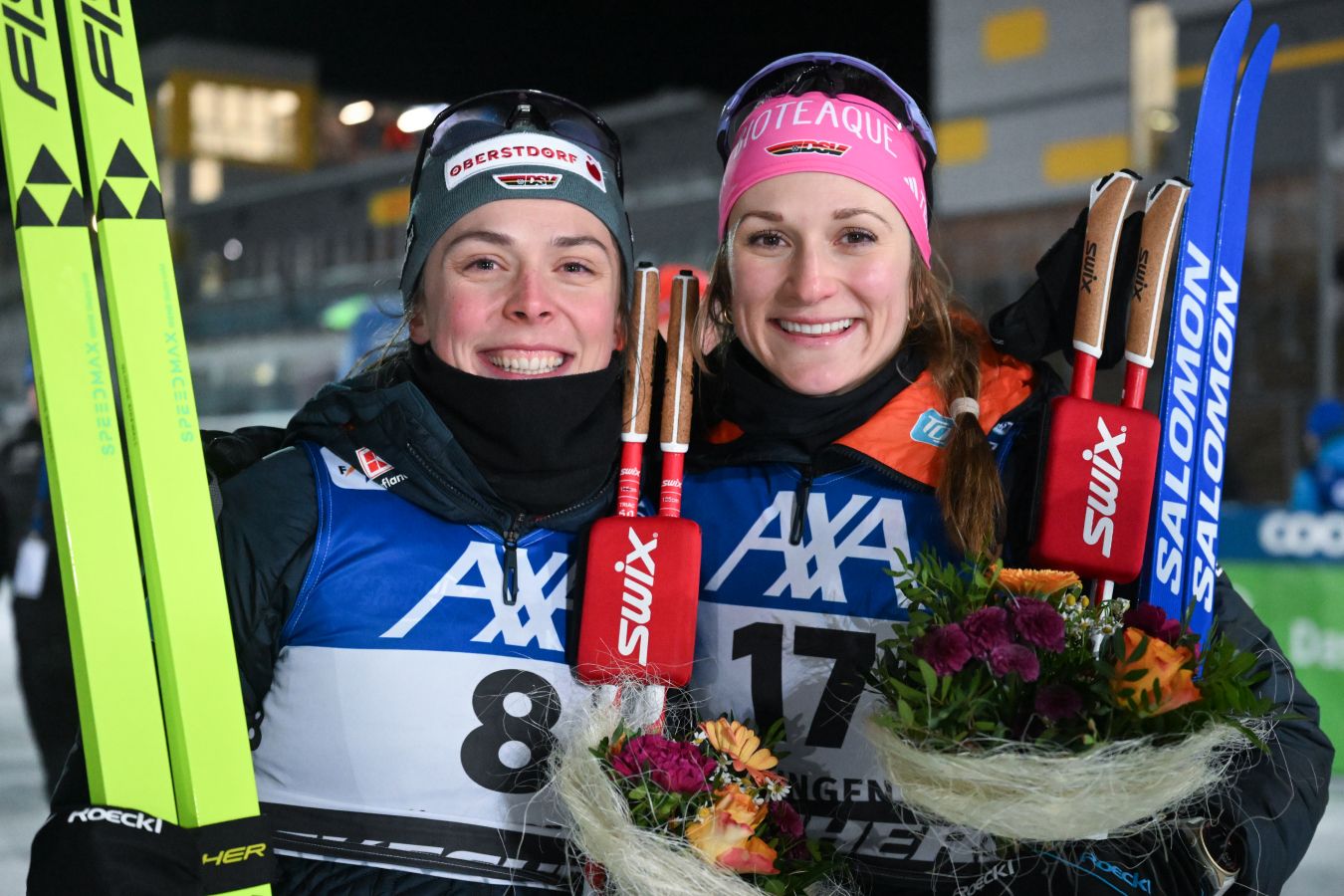 Gimmler and Riedlzek Claim Victory in Womens Free Style Team Sprint at World Cup in Goms